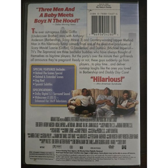 My Babys Daddy - DVD Comedy Movie - Picture 2 of 2